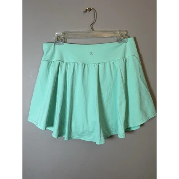 xersion‎ mint green Ever Ultra light skirt skort atheltic large womens - Picture 2 of 3